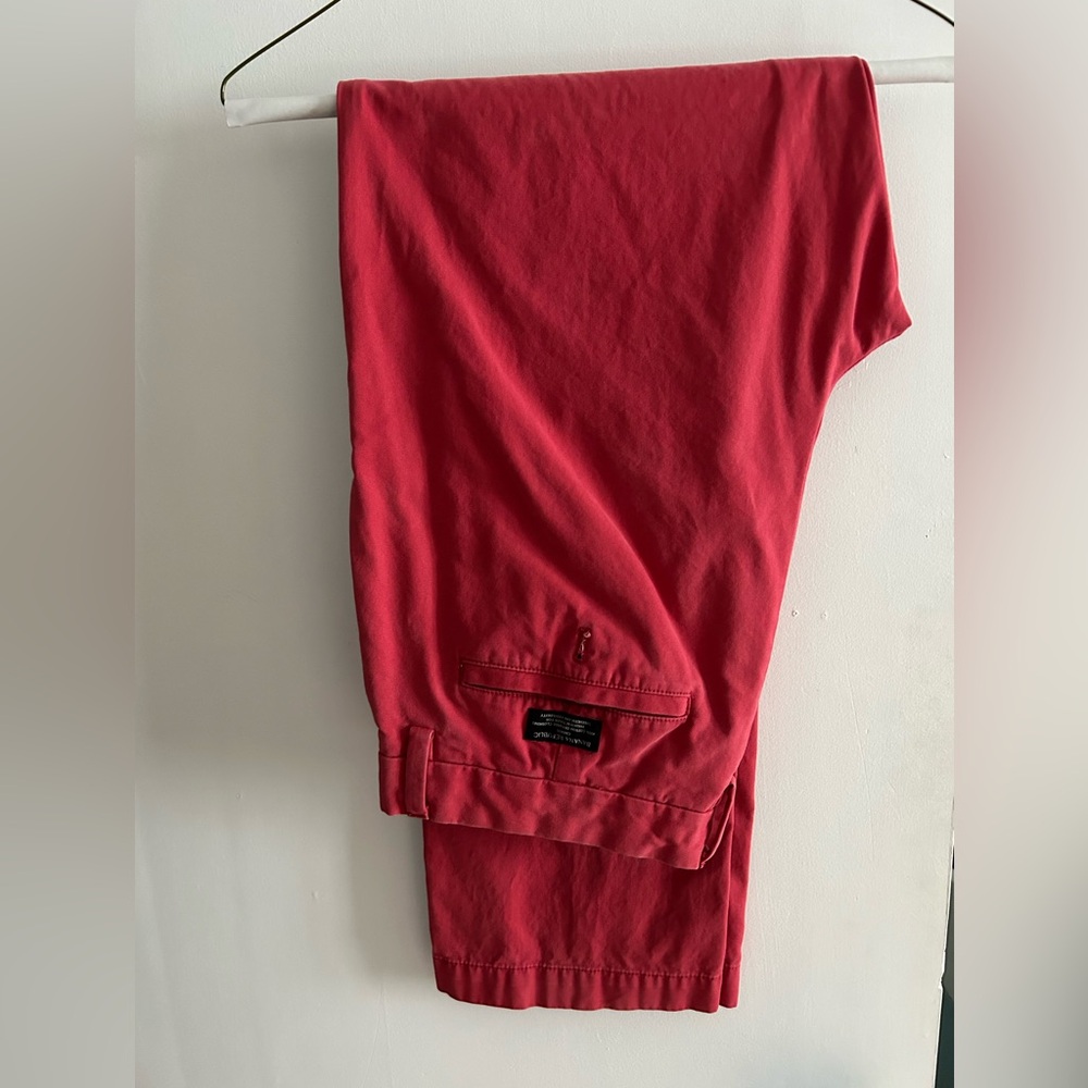 Banana Republic mens red chino